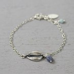 Armband  met ruwe saffier