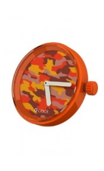 O'Clock klokje-camouflage oranje