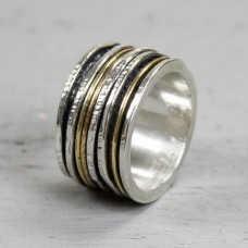 Jeh ring goldfilled zilver